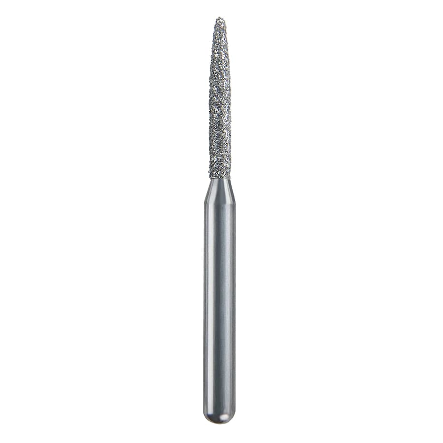 Spring Health Products #260.8 Coarse Flame Single-Use Diamond Bur, FG 862-012, Pack of 10 - #260.8 Coarse Flame Spring Diamond FG 862-012 Single-Use Pack of 10 - Image 1