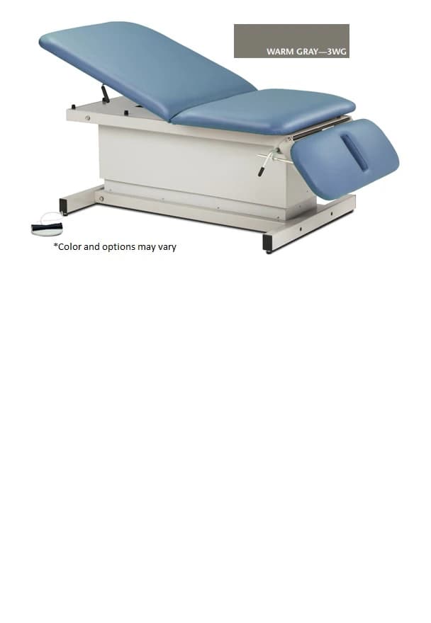 Clinton Industries Shrouded Power Treatment Table, Warm Gray, 600 lb Capacity - Table Treatment Power WarmGray - Image 1