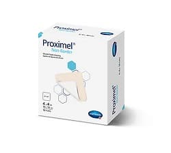 Proximel Silicone Foam Non-Border Dressing, 4" x 8", Sterile, Rectangle, Tan - Proximel Non-Border Dressing - Image 1