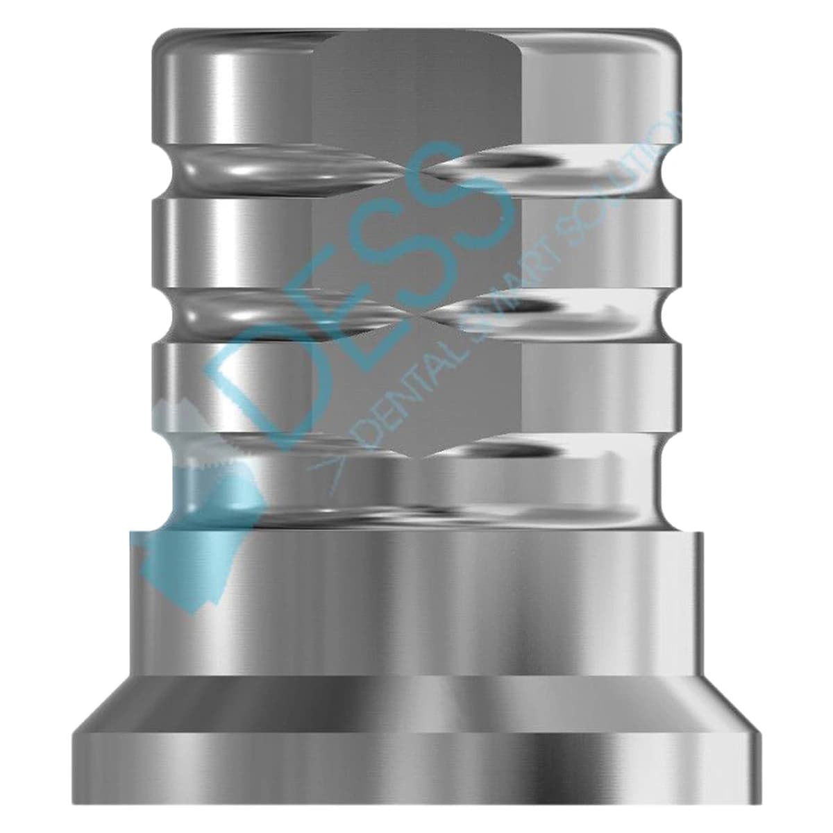 DESS Chrome Cobalt Non-Engaging Base on Implant with Screw, Straumann Tissue Level, Internal Octagon, 4.1/4.8, Each - CrCo NEng STRTL RN Imp - Image 1