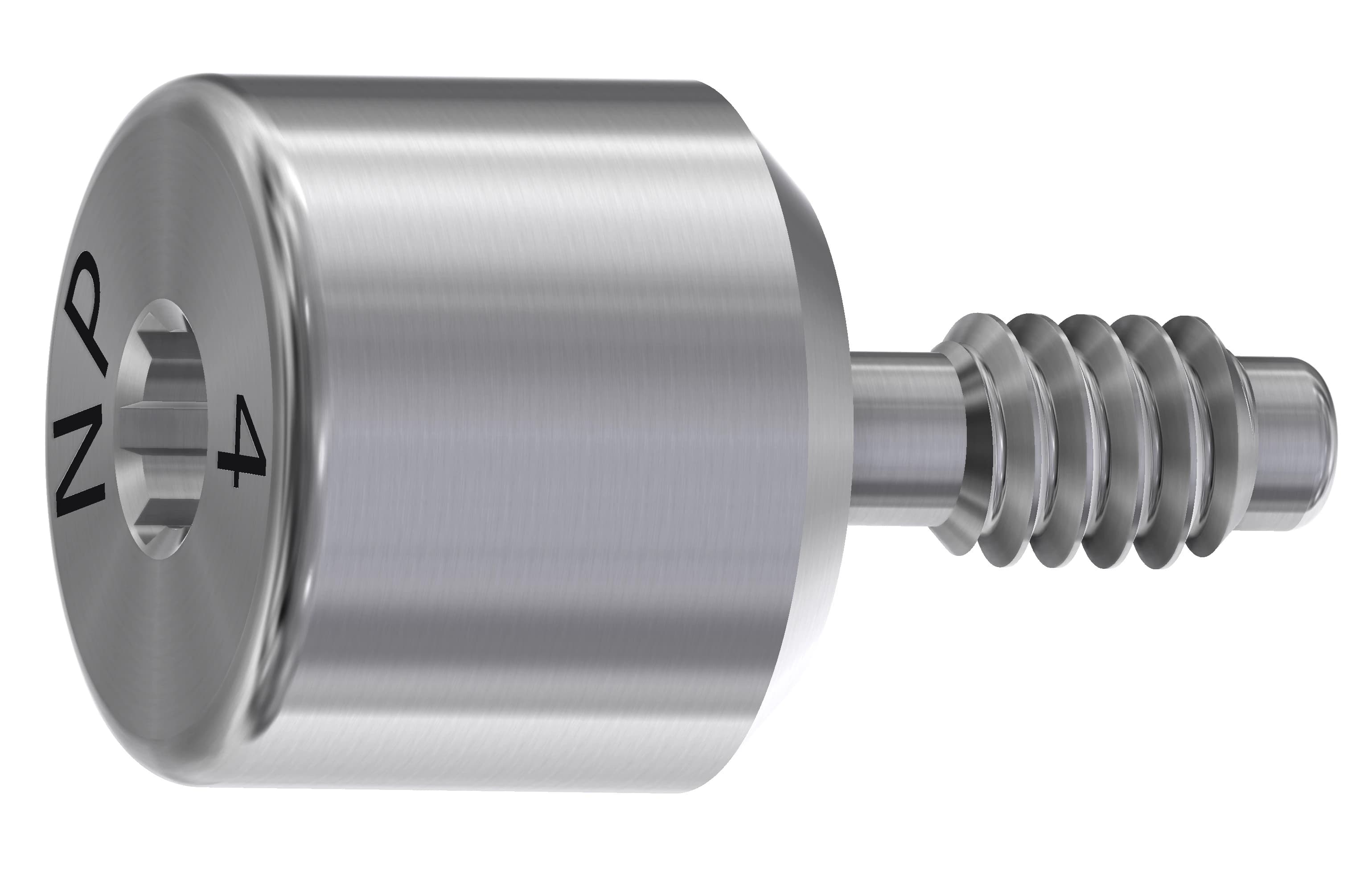 DESS Healing Abutment, 4mm, NP External Hex Universal, 1 Each - Healing Abt NBBrnk NP 4mm - Image 1