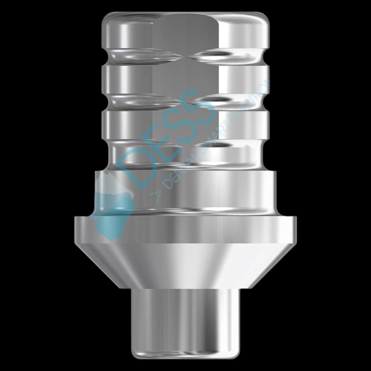 DESS Chrome Cobalt Non-Engaging Abutment Base, Zimmer Internal Hex 3.5, with Screw, 1 Each - CrCo Base NEng Zimmer 3.5 - Image 1