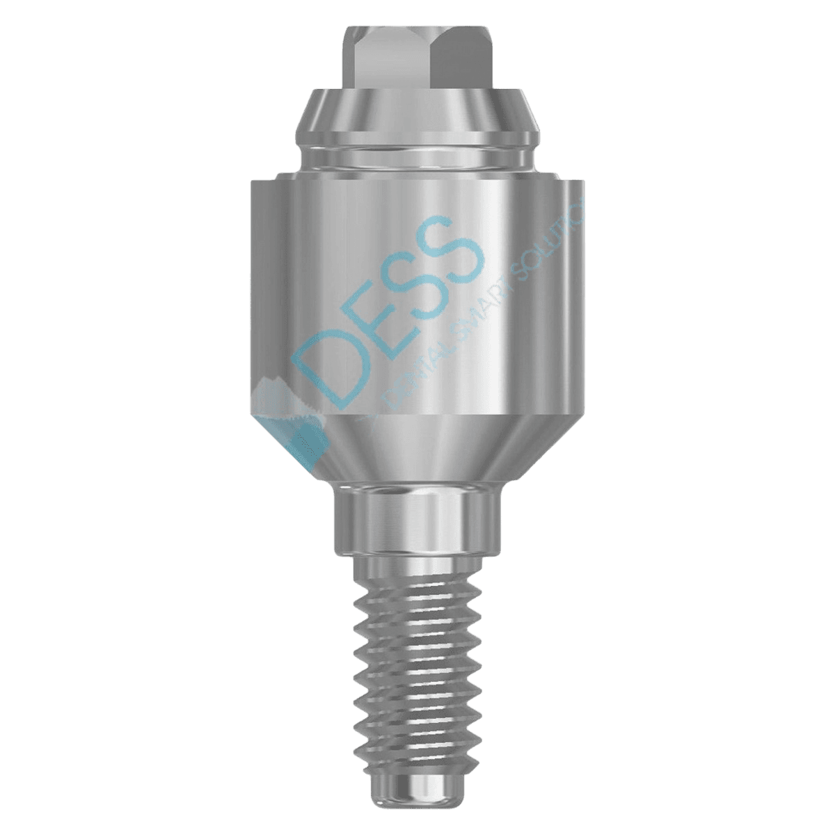 DESS Multiunit Abutment, Straight, Zimmer Internal Hex, 3.5mm Platform, 4mm Gingival Height, Each - MUA Zimmer 3.5 4mm - Image 1
