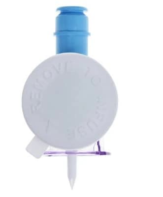ICU Medical ChemoLock Vial Spike with Skirt, Closed System, 25/Case - Spike Vial Closed w/ Skirt - Image 1