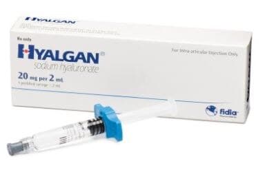 Hyalgan (Sodium Hyaluronate) Injection 10 mg/mL Prefilled Syringe, 2 mL, Rx Only - Hyalgan Inj PF Syringe - Image 1