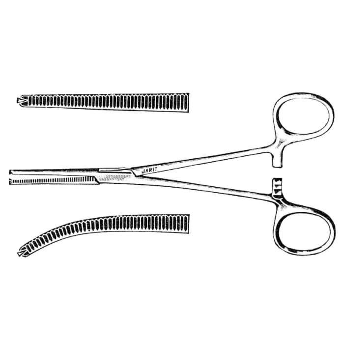 Jarit Rochester-Ochsner Hemostatic Forceps, Straight, 7-1/4", Stainless Steel - Forceps Rochester-Ochsner - Image 1