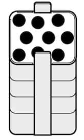 Eppendorf Centrifuge Adapter for 250 mL Rectangular Bucket, 9-Place, for 5-15 mL Conical Tubes, A-4-62 - Adapter Centrifuge 250mL Buckt - Image 1