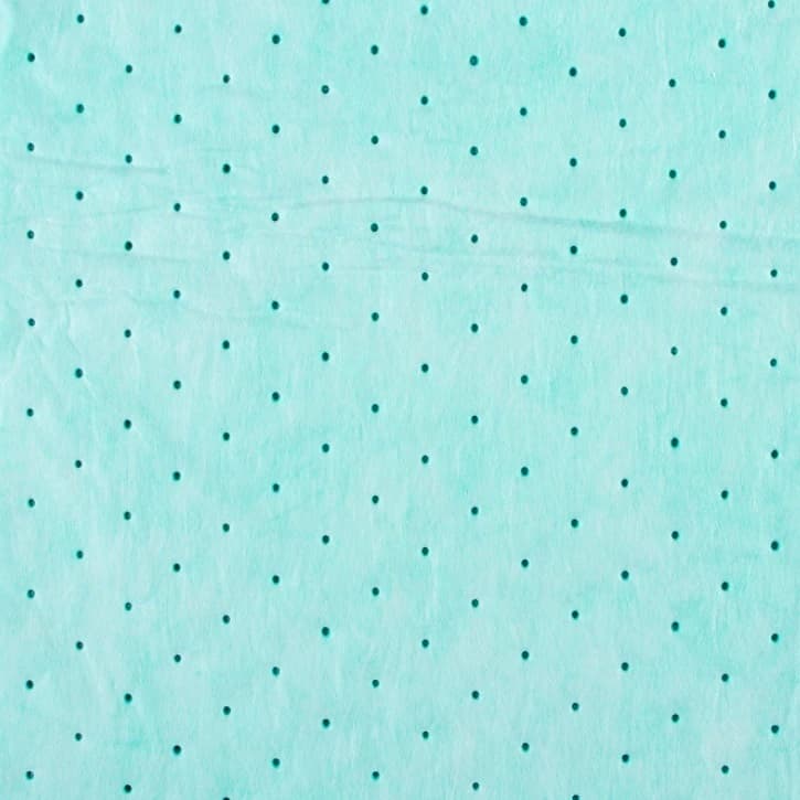 Halyard Hydrograbber Absorbent Floor Mat, Medium Absorbency, No Backing, Green, 16" x 40" - Absrb Floor Mat Grn Med - Image 1