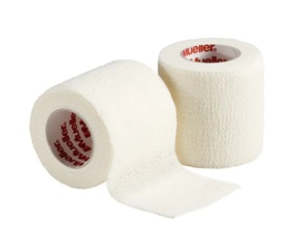 Mueller Sports Medicine Tapewrap Wisconsin Adhesive Tape, 2" x 6 yd, White, 24/Case - Tapewrap Wisconsin 2"x6yd Whit - Image 1