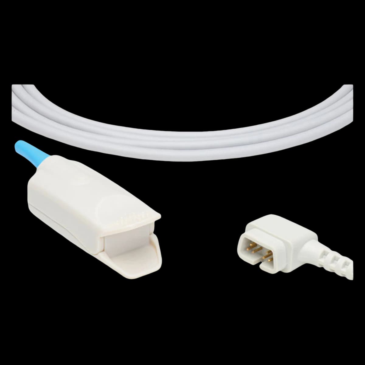 Pro-Med Criticare Compatible Pulse Oximeter Sensor, SpO2 Adult Finger Clip, 10ft Cord - CRITICARE COMPATIBLE PULSE OXIMETER 10FT CORD - Image 1