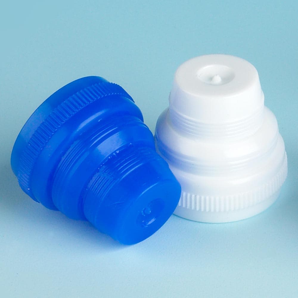Globe Scientific Multi-Fit Cap Plug, Polyethylene, Dark Blue, for 10/12/13/16mm Tubes, 1000/Bag - Cap Plug Multi-Fit Dark Blue - Image 1