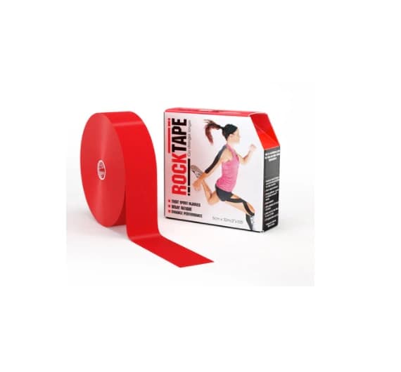 RockTape Standard Kinesiology Tape, 2" x 105', Red, Each - RockTape Standard Roll Red - Image 1