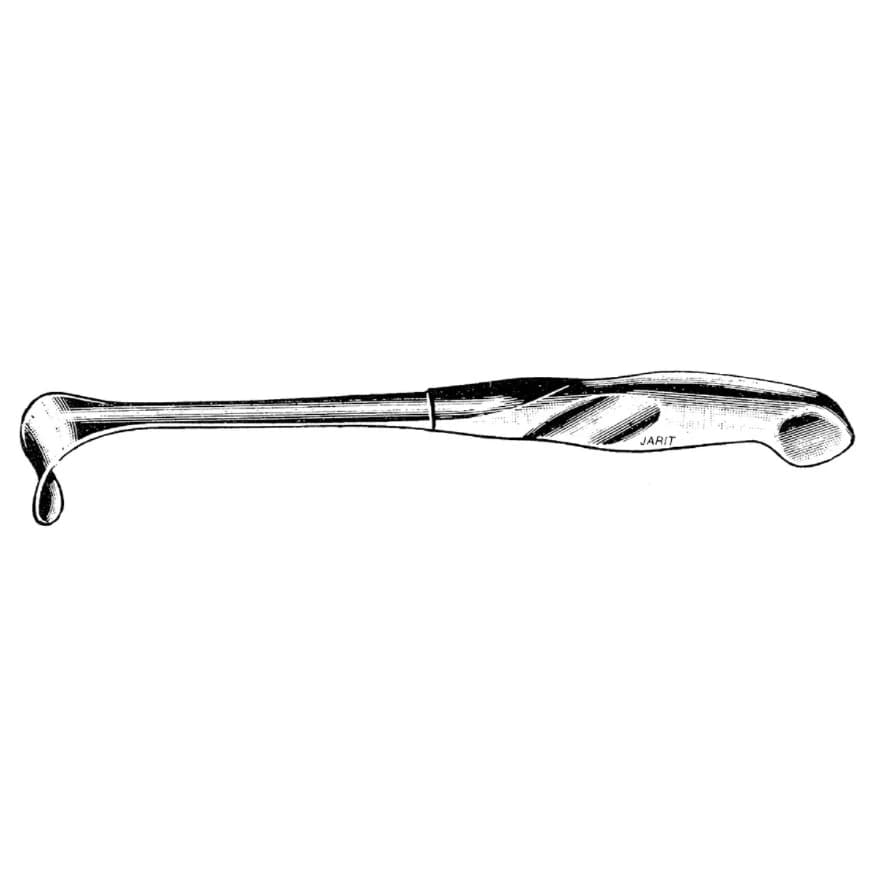 Jarit Richardson Retractor, 9.5" Loop, 9-1/2" x 1-1/2" x 1-5/8" - Retractor Richardson 9.5" Loop - Image 1
