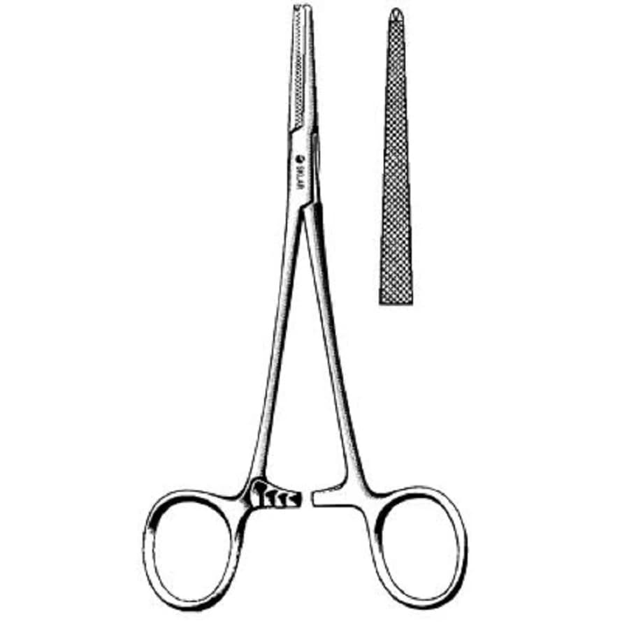 Sklar Lovelace Hemostatic Forceps, Straight, 6-1/4", Stainless Steel, Non-Sterile, Each - Forceps Hemostatic Lovelace - Image 1