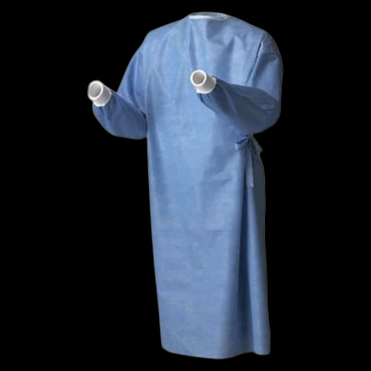 Astound® Standard Surgical Gown, AAMI Level 3, Non-Reinforced, Sterile, Large, Blue, 20/Case, IC9515 - Astound® Standard Surgical Gown – Blue, 20/Pkg - Large - Image 1