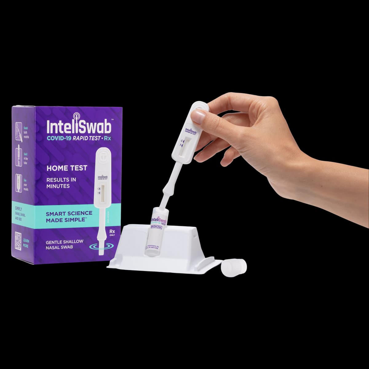 InteliSwab COVID-19 OTC Antigen Test Kit, Non-CLIA Regulated, 24/Case - InteliSwab Covid-19 OTC Test - Image 1