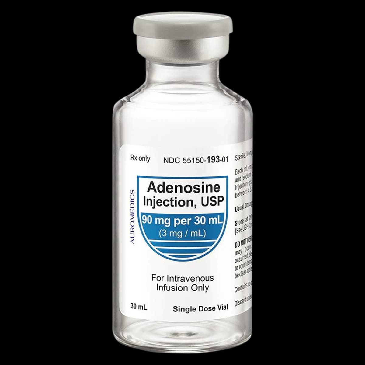 Adenosine Injection 3 mg/mL, Single-Dose Vial, 30 mL, Eugia US LLC - Adenosine Scan Inje SDV 30mL - Image 1