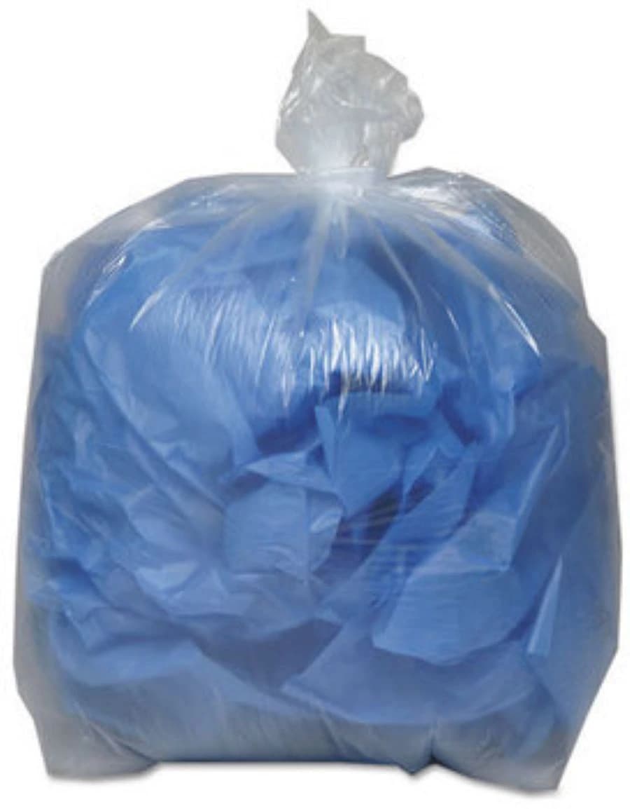 Heritage Bag Company Can Liner, LLDPE, 1.1 mil, 40" x 46", 45-50 Gallon, Clear, 125/Case - Liner Can LLDPE 1.1mil Clear - Image 1
