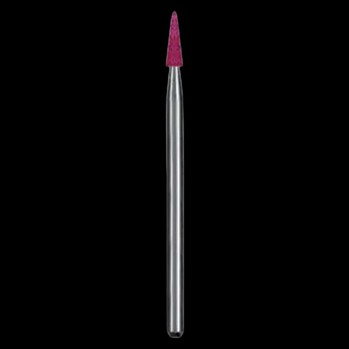 Dedeco A/O Rubi Stone HP, Shape 138 (CN1), Aluminum Oxide, Fine, 3/32" (2.35mm) Shank, 72/Box - #CN1-138 A/O Rubi Stone HP Box of 72 - Image 1
