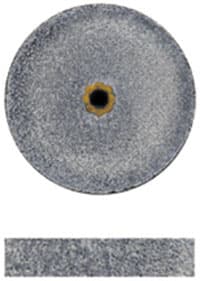 Dedeco Koolies Black #11 Grinding Wheel, Silicon Carbide, Coarse, 5/8" x 1/8", 50/Box - Koolies Black Shape-11 5/8''X1/8'' 50/Bx - Image 1