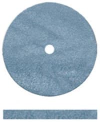 Dedeco Blue Classic Rubber Wheel, Square-Edge, Hi-Glaze, 5/8" x 1/16", 100/Box, 5024 - Blue Wheels 5/8''X1/16'' 100/Bx - Image 1
