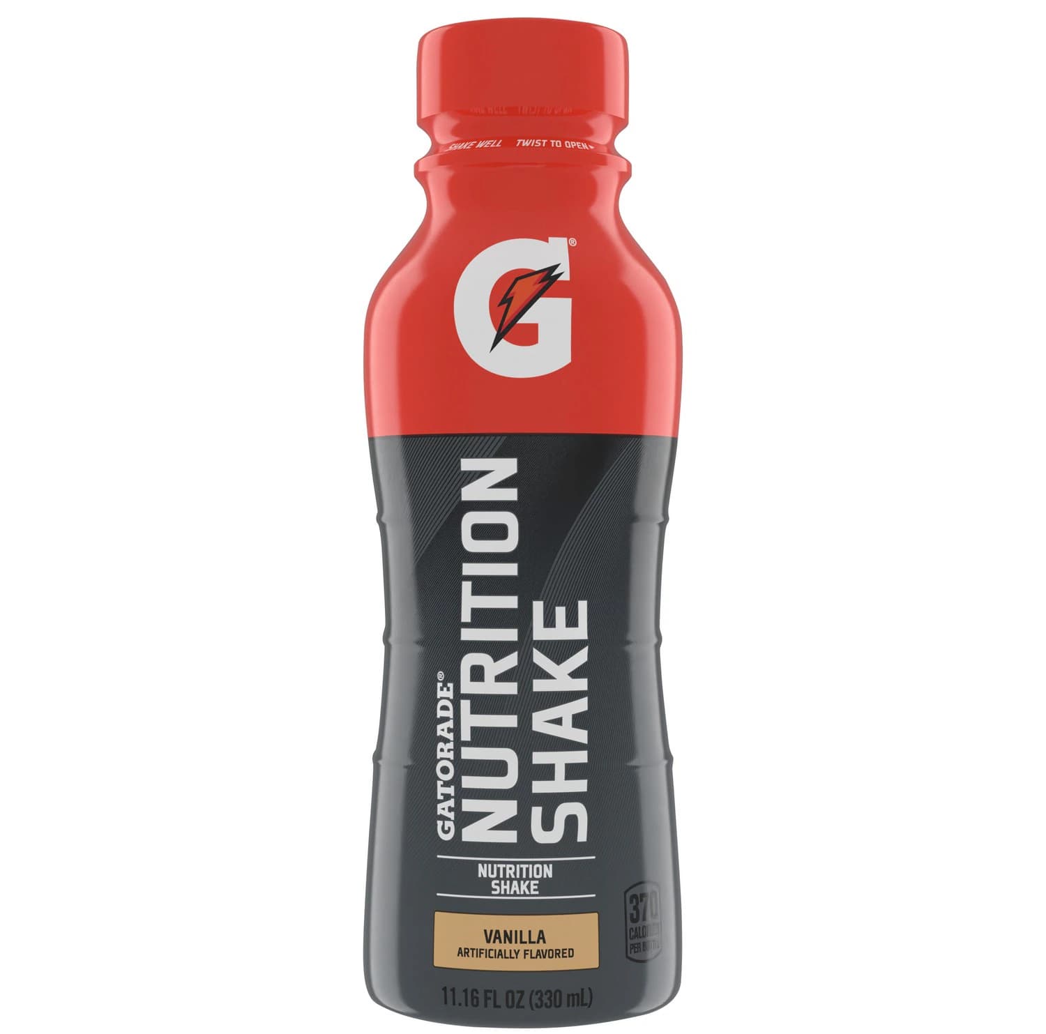 Gatorade Nutrition Protein Shake, Vanilla, 11.16 oz Bottle, 12/Case - Gatorade Nutrition Shake 11.16 - Image 1