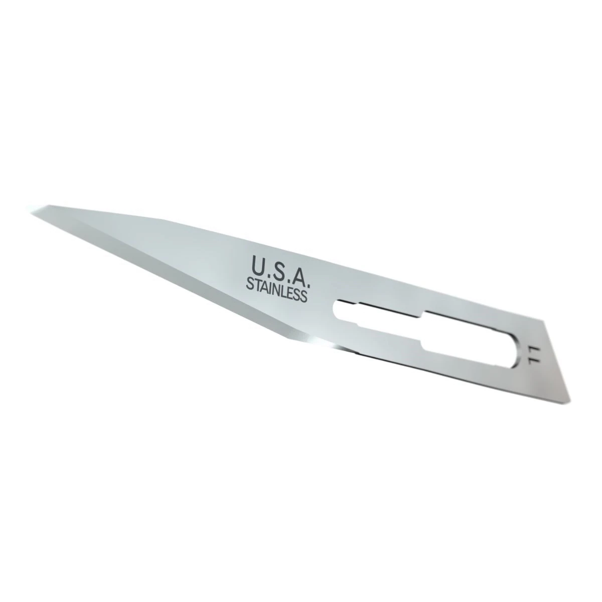 AccuThrive Stainless Steel Sterile Surgical Blade #11, Disposable, 100/Box - Surgical Blade SS Coated - Image 1