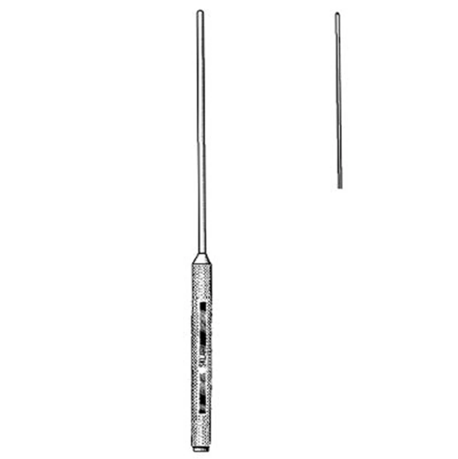 Garrett Vascular Dilator, 1mm Blunt, 8-1/2", Stainless Steel, Non-Sterile, Reusable, Each - GARRETT VASC DILATOR - Image 1