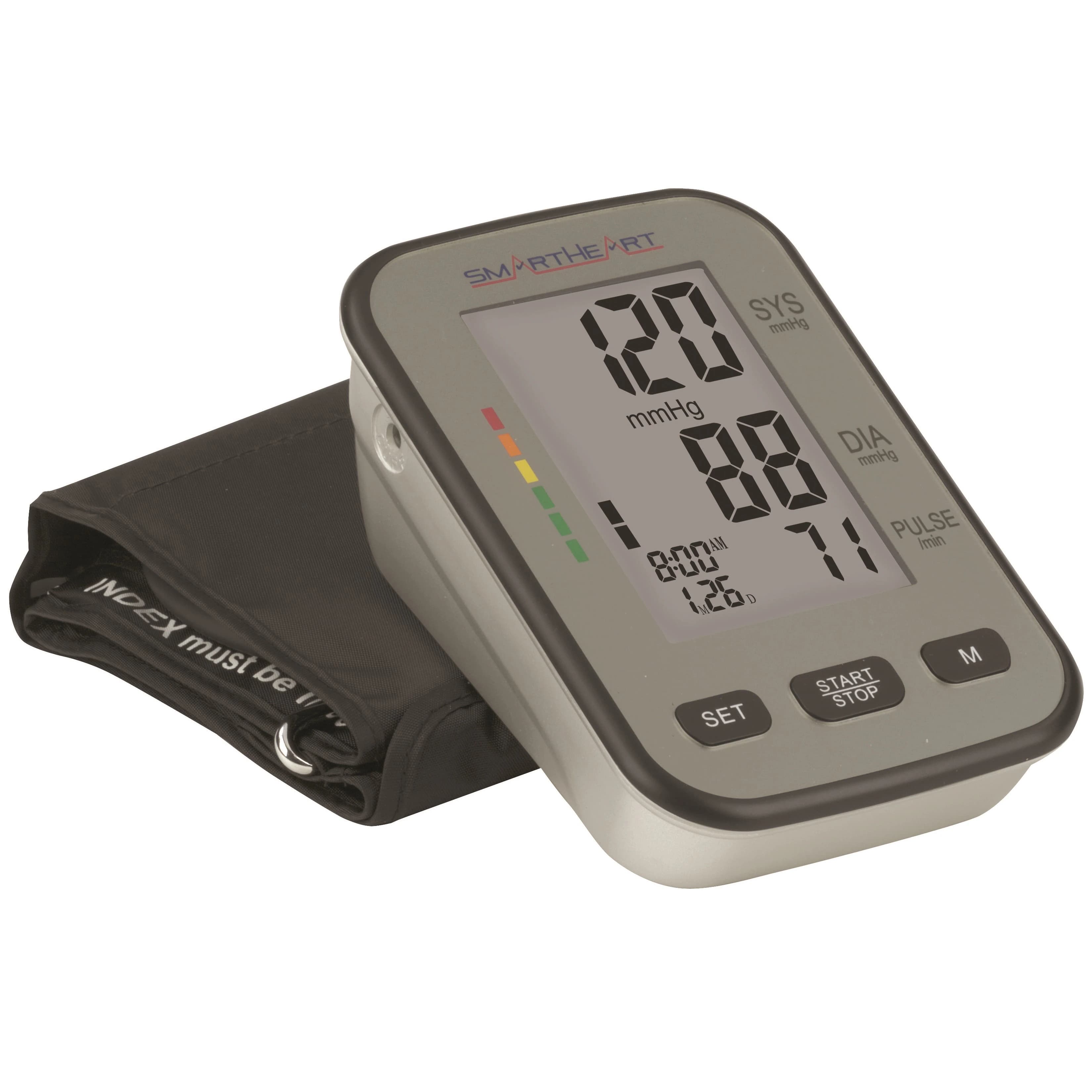 Veridian Healthcare SmartHeart Talking Blood Pressure Monitor, Arm Cuff, 12/Case - Monitor Arm BP Talking SmartHe - Image 1