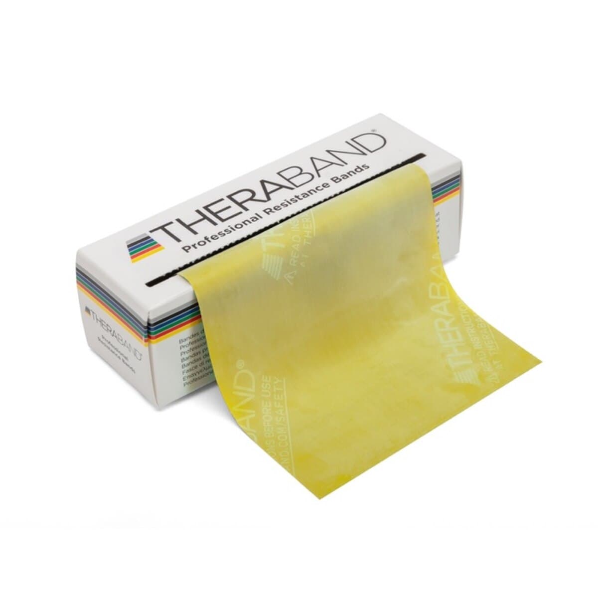 TheraBand Exercise Band, Level 1 (Yellow), Light Resistance, Each - Theraband Level 1 Yellow Th - Image 1