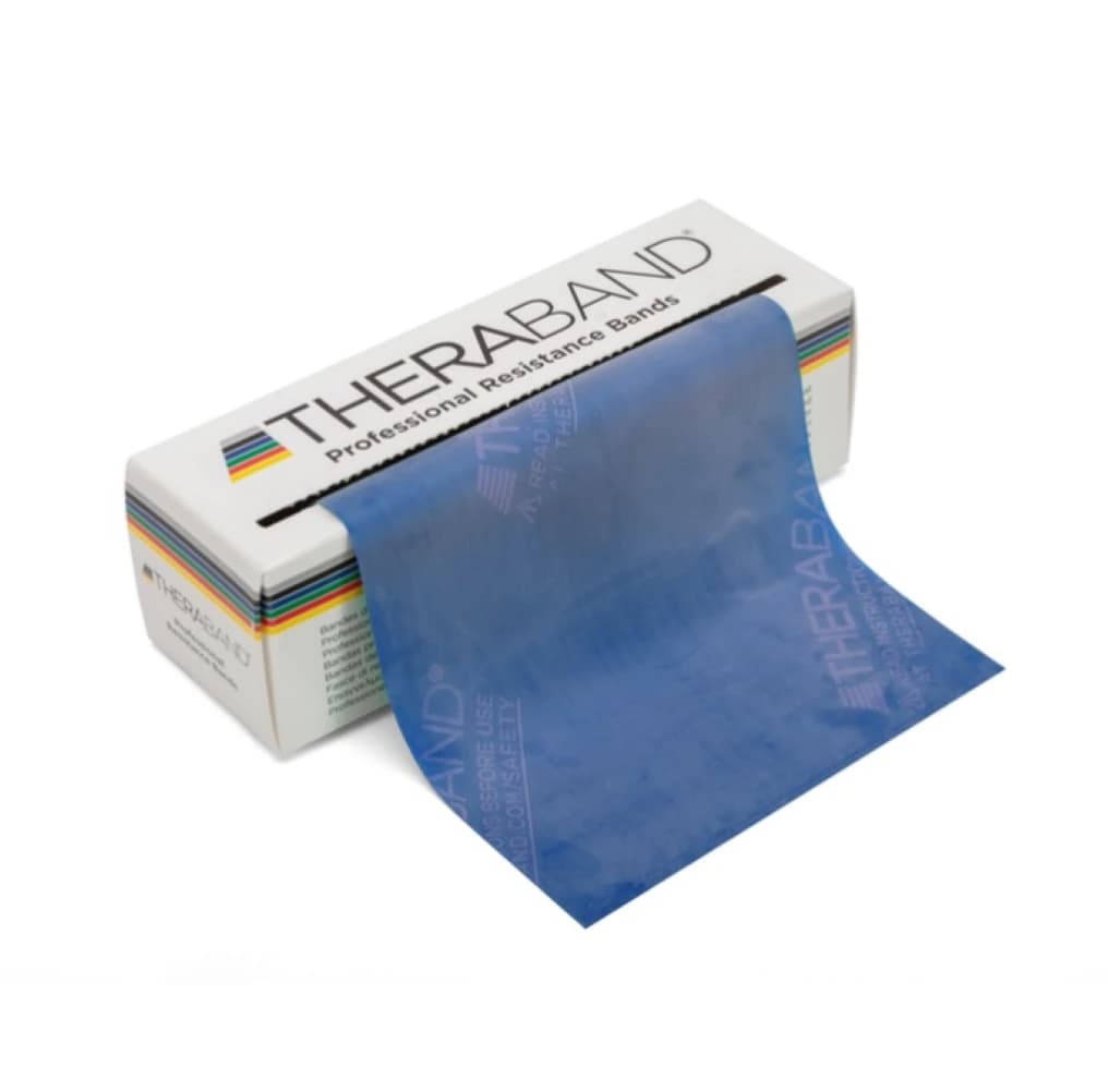 TheraBand Exercise Band, Level 4 (Extra Heavy), Blue, Each - Theraband Level 4 Blue Ex Heav - Image 1