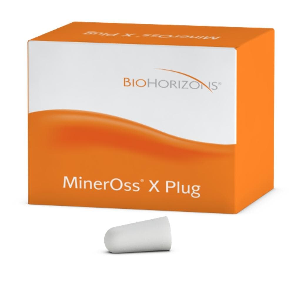 MinerOss X Tapered Cancellous Bone Graft Plug, Bovine, 5/Package - MinerOss X Tapered Cancellous - Image 1