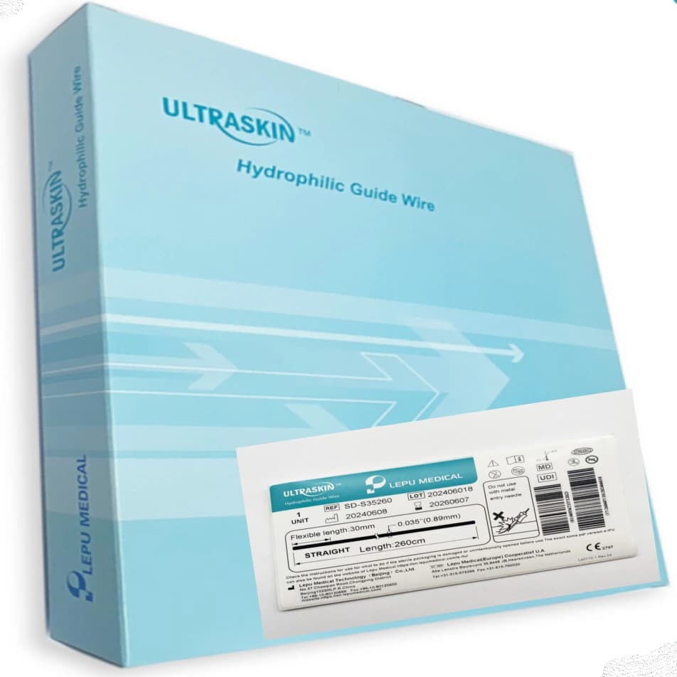 Ultraskin Hydrophilic Guidewire, Straight - Ultraskin Guidewire Straight - Image 1