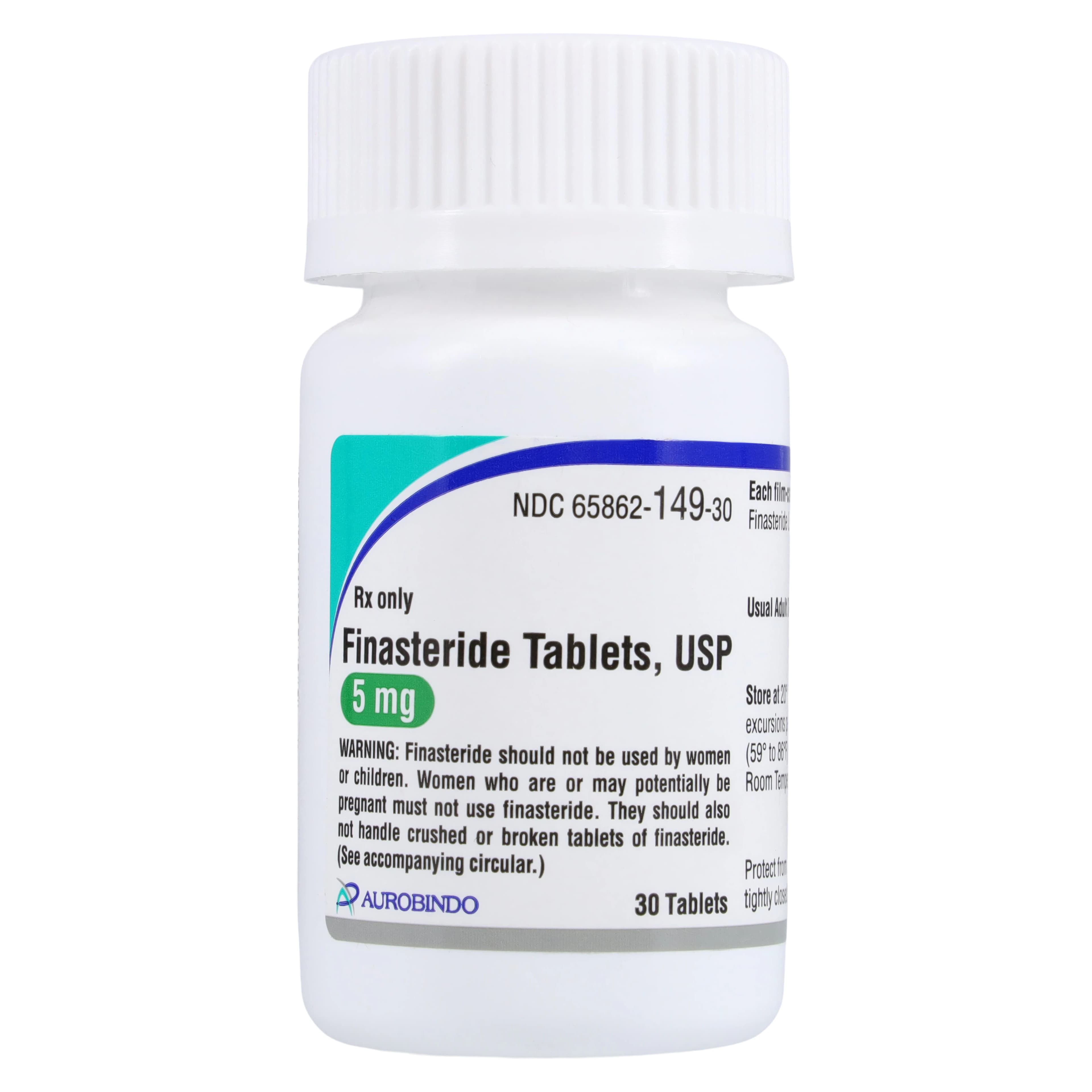 Finasteride Tablets, 5mg, 30/Bottle, Lannett Company LLC - Finasteride Tablets - Image 1