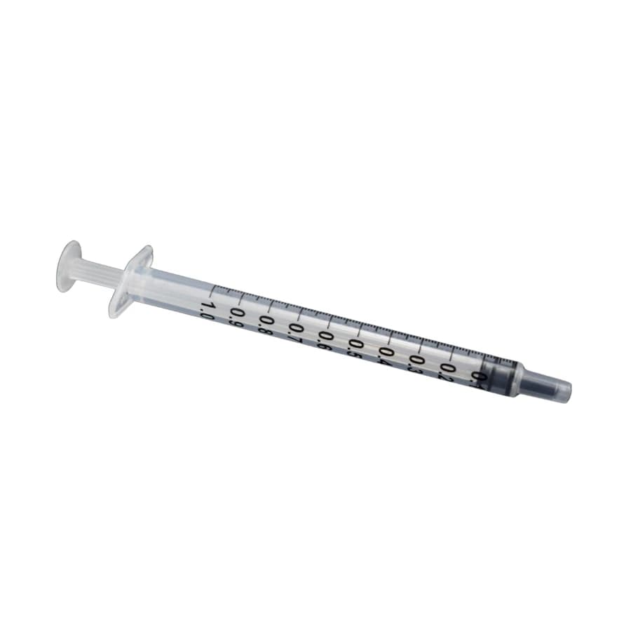 Henke Sass Wolf Luer-Slip Syringe, 1 mL, No Dead Space, Sterile, Plastic, 1800/Case - Syringes Luer-Slip Sterile - Image 1