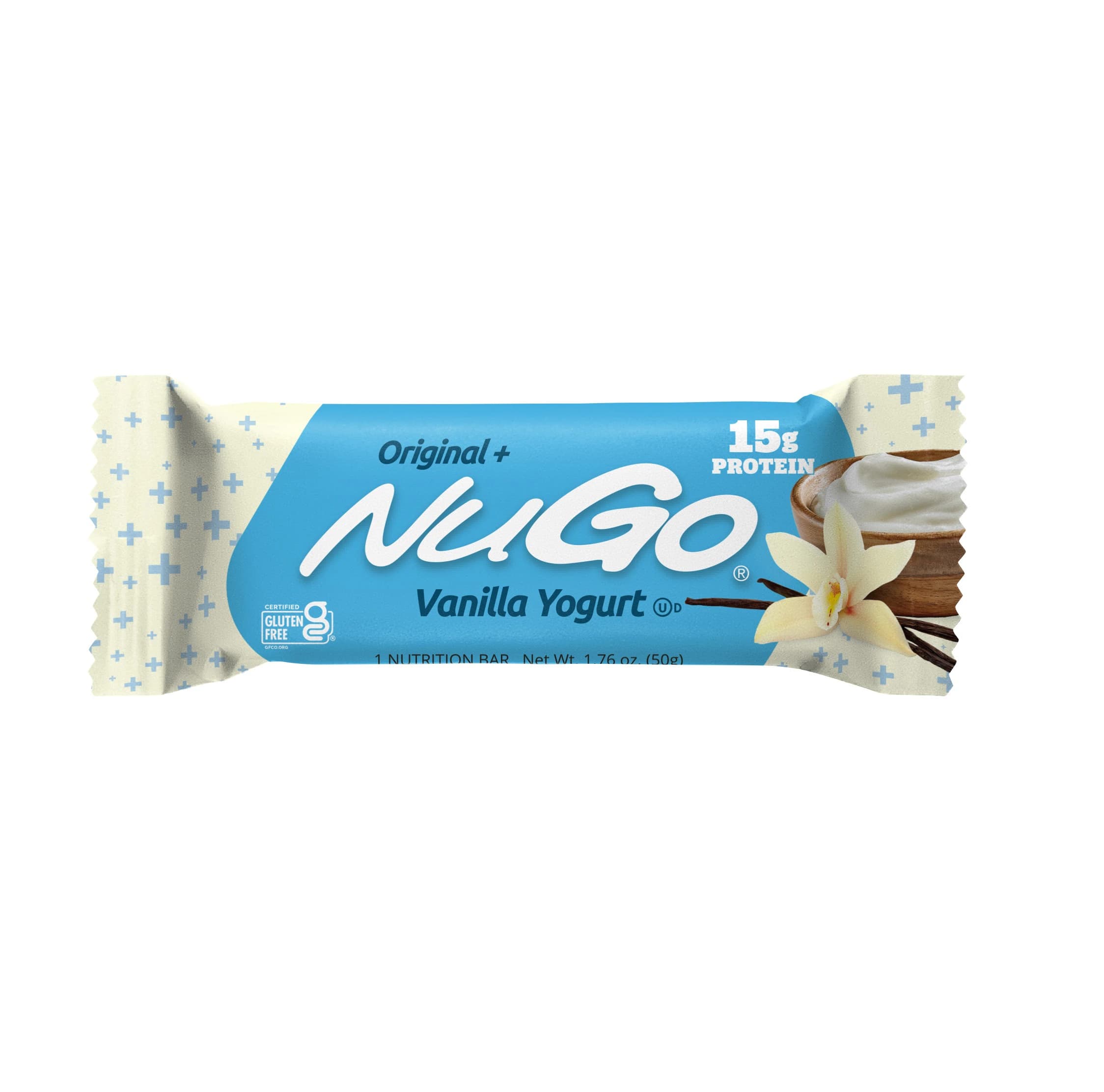 NuGo Original+ Dialysis Protein Bar, Vanilla Yogurt, Individually Wrapped, 36/Case - NuGo Original+ Dialysis Prote - Image 1