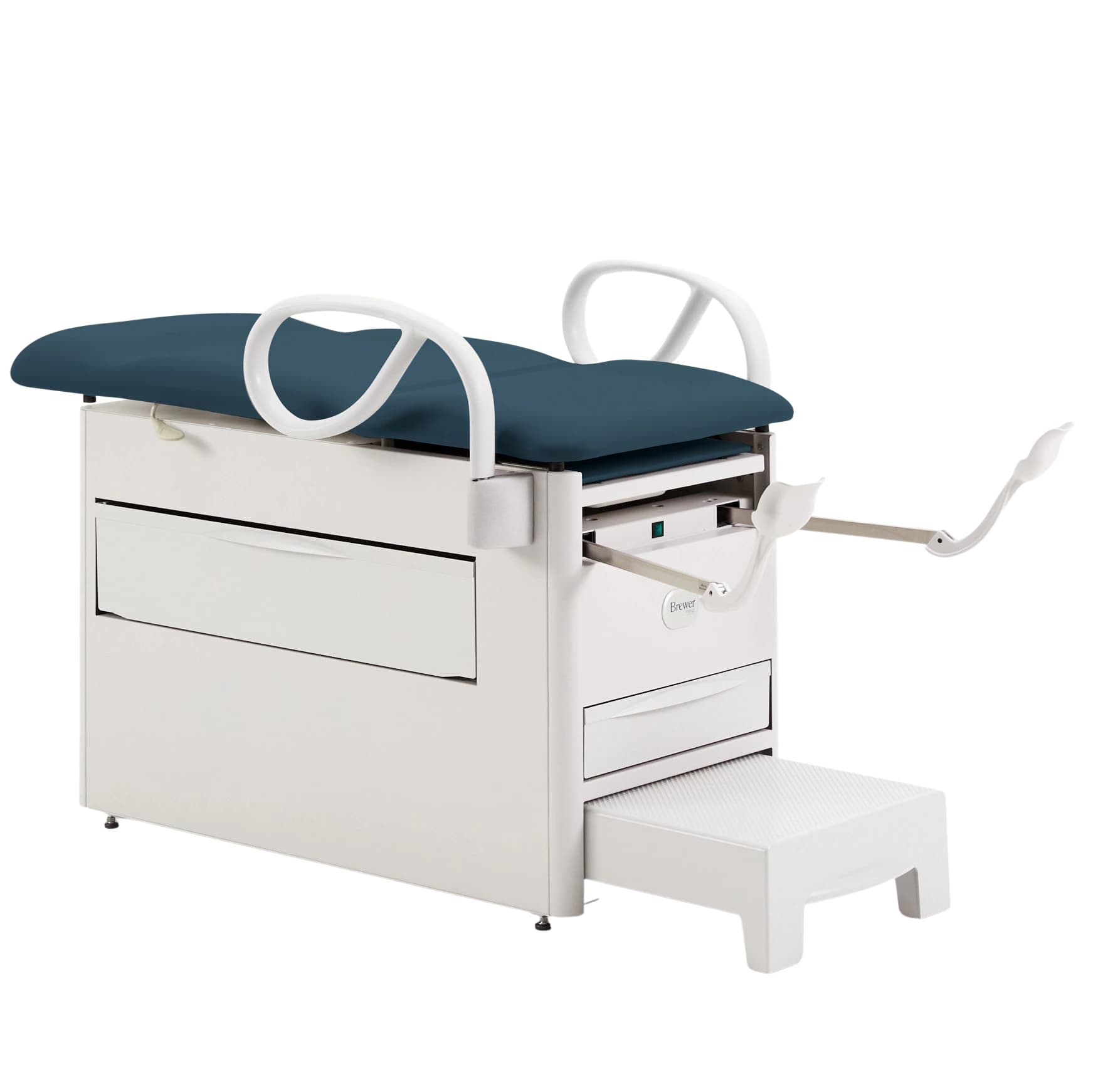 Brewer Versa Exam Table with Handles, Deep Sapphire - Versa Exam Table with Handles - Image 1