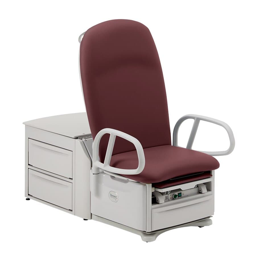 Brewer Access 6000 H/L Plus Manual Exam Table, Cabernet, 450 lb Capacity - Access 6000 H/L Plus, Manual - Image 1