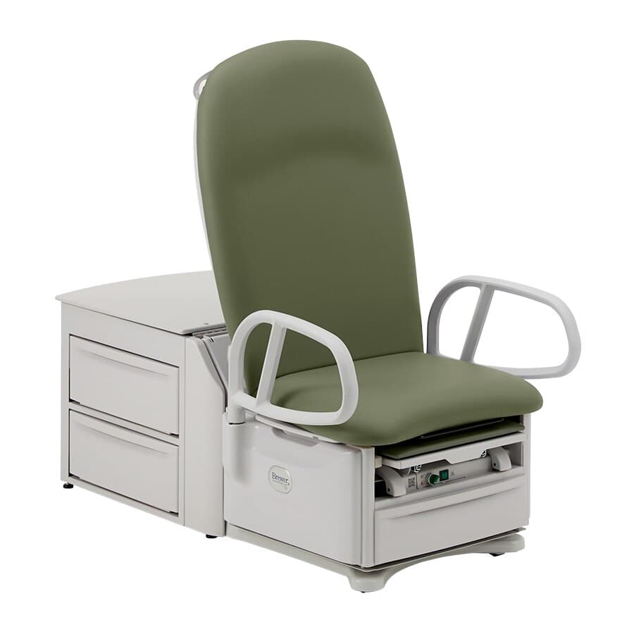 Brewer Access 6000 H/L Plus Manual High-Low Exam Table, Ivy, 450 lb Capacity - Access 6000 H/L Plus, Manual - Image 1