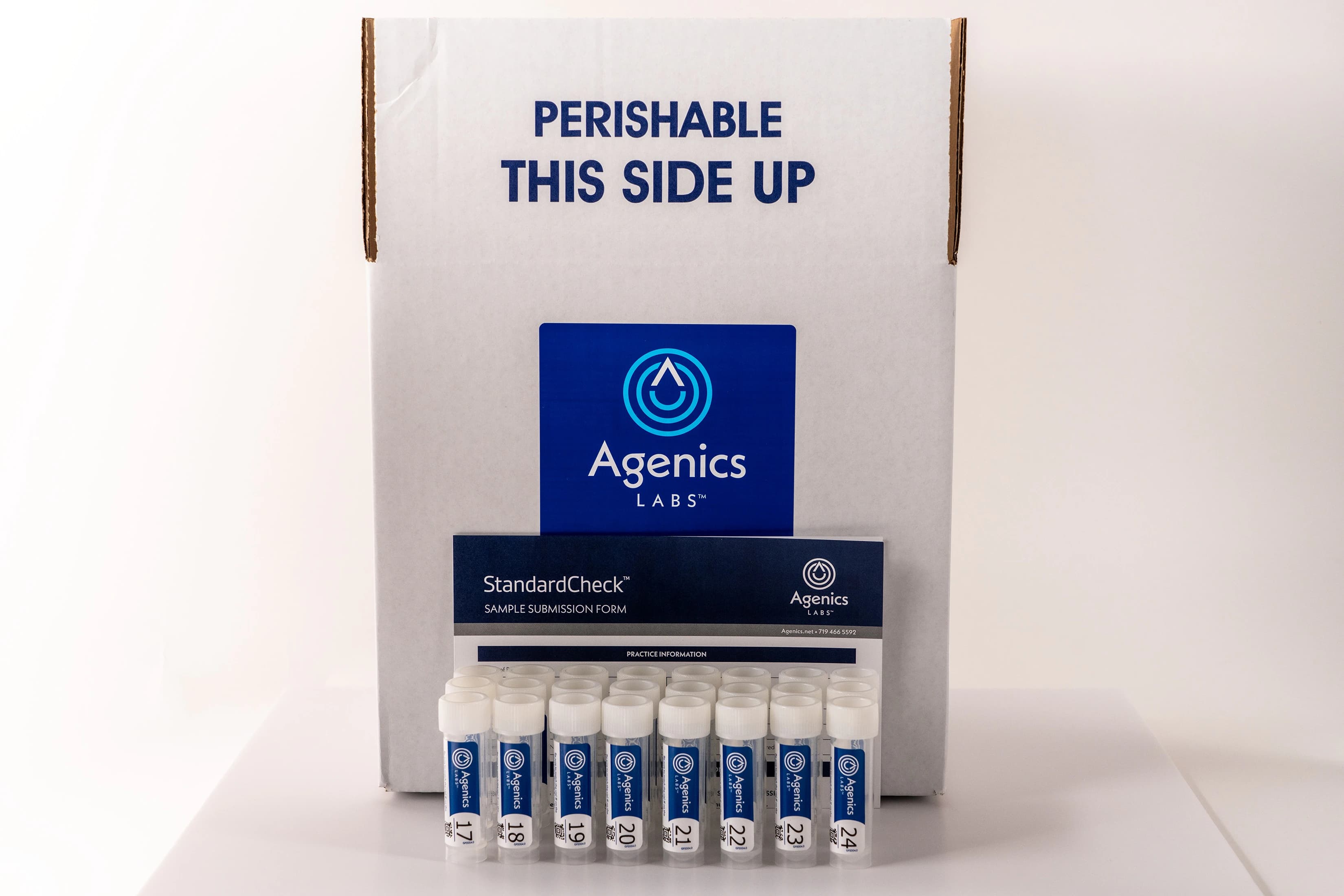 StandardCheck R2A Dental Unit Waterline Test Kit, 24 Vial Kit, SC-24 - StandardCheck R2A Dental Unit Waterline Test Kit 24 Vial Kits - Image 1