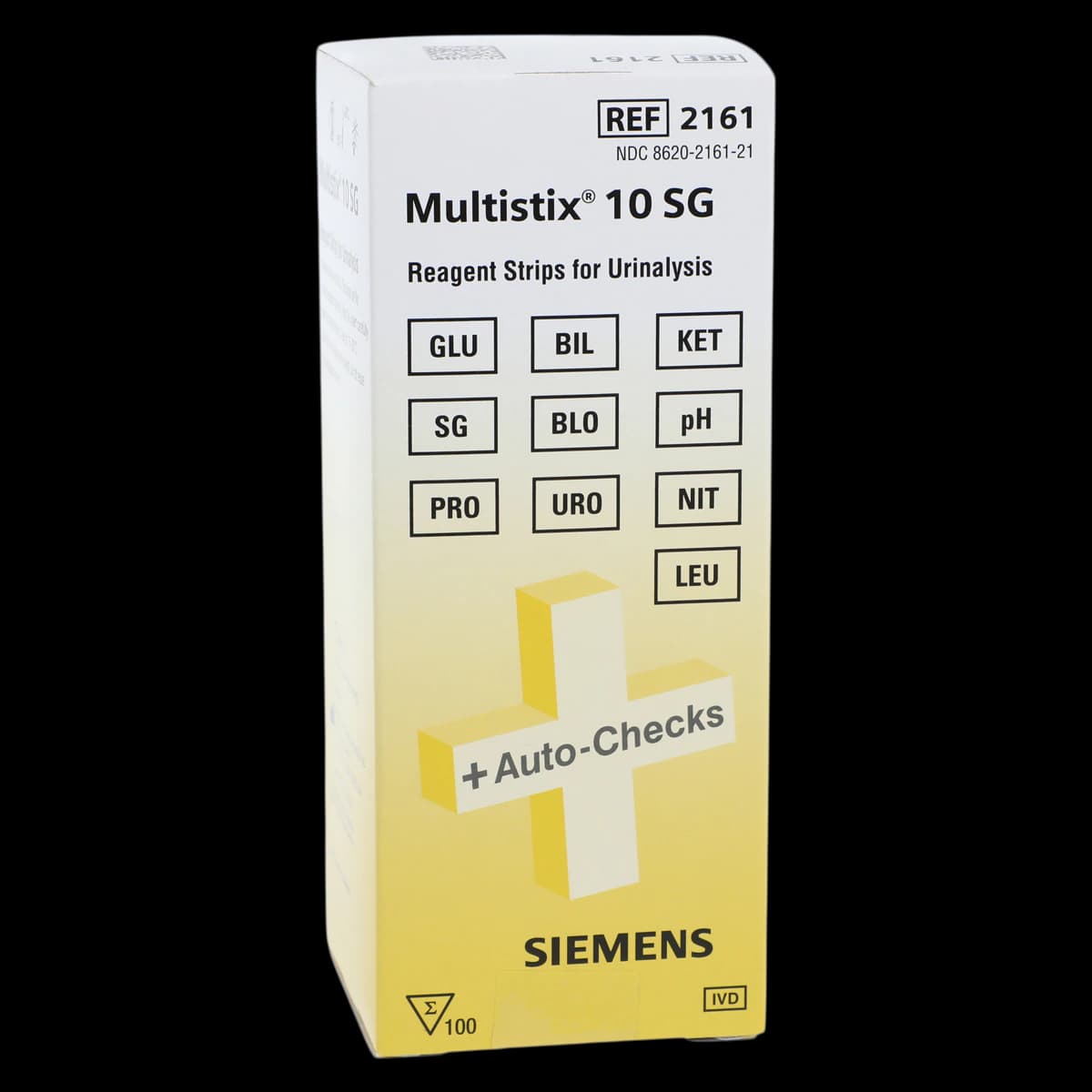Siemens Multistix 10 SG Urinalysis Test Strips, 100/Bottle - Multistix 10 SG - Image 1