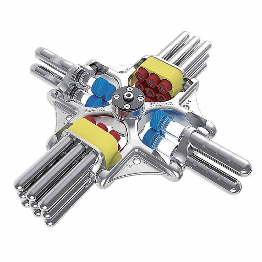 Globe Scientific Swing-Out Rotor for GCC-MP Series, 4-Place for Buckets - Rotor Swing-Out f/ GCC-MP Ser - Image 1