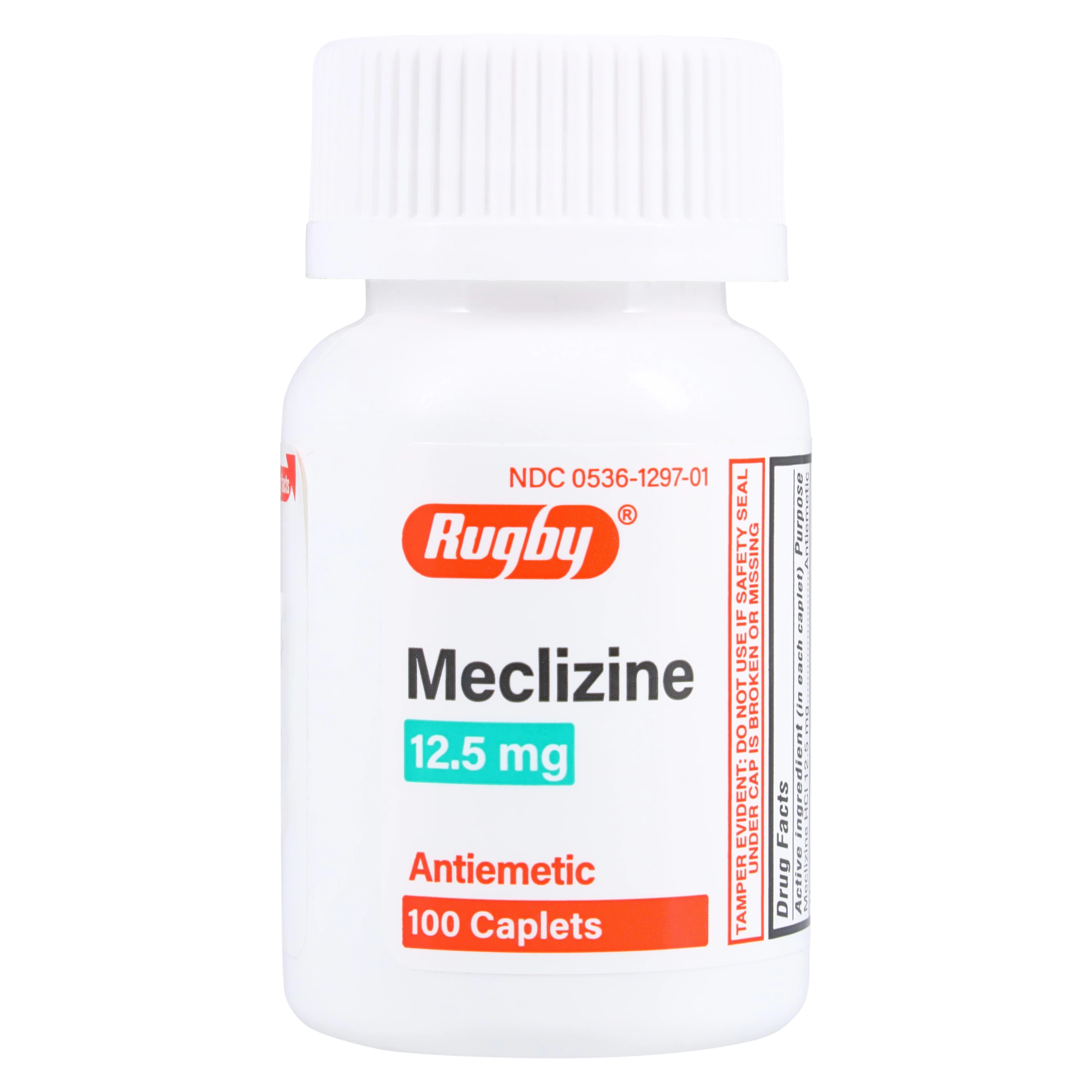 Meclizine HCl Tablets 12.5 mg, 100 Count Bottle (Major Pharmaceuticals) - Meclizine HCl Tablets - Image 1