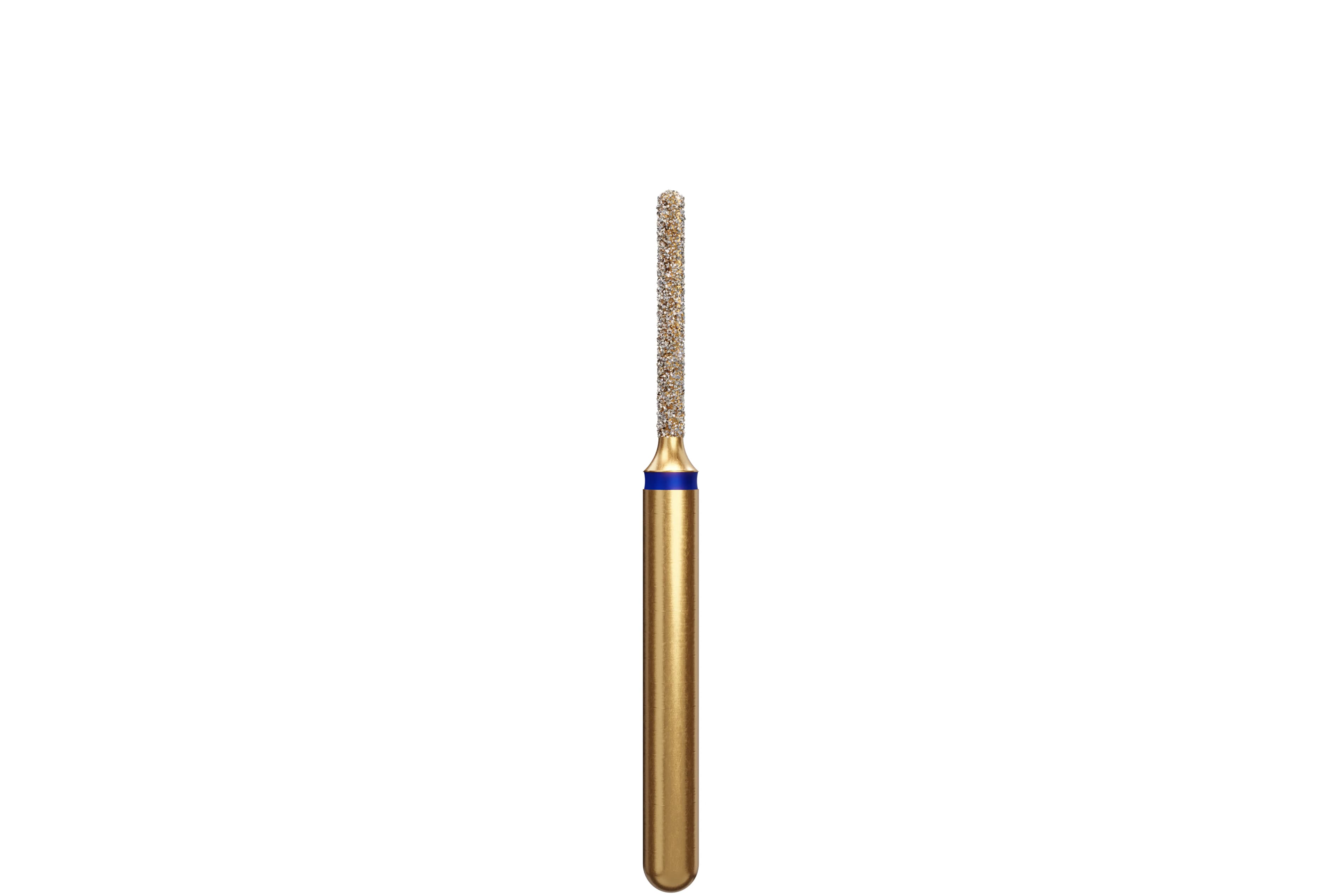 Coltene Alpen Multi-Use Multilayer Diamond Bur, FG, Medium Grit, Round End Cylinder, KS0-010, 5/Pack - Alpen® Diamonds - Medium - #KS0-010 (7.0) - Image 1