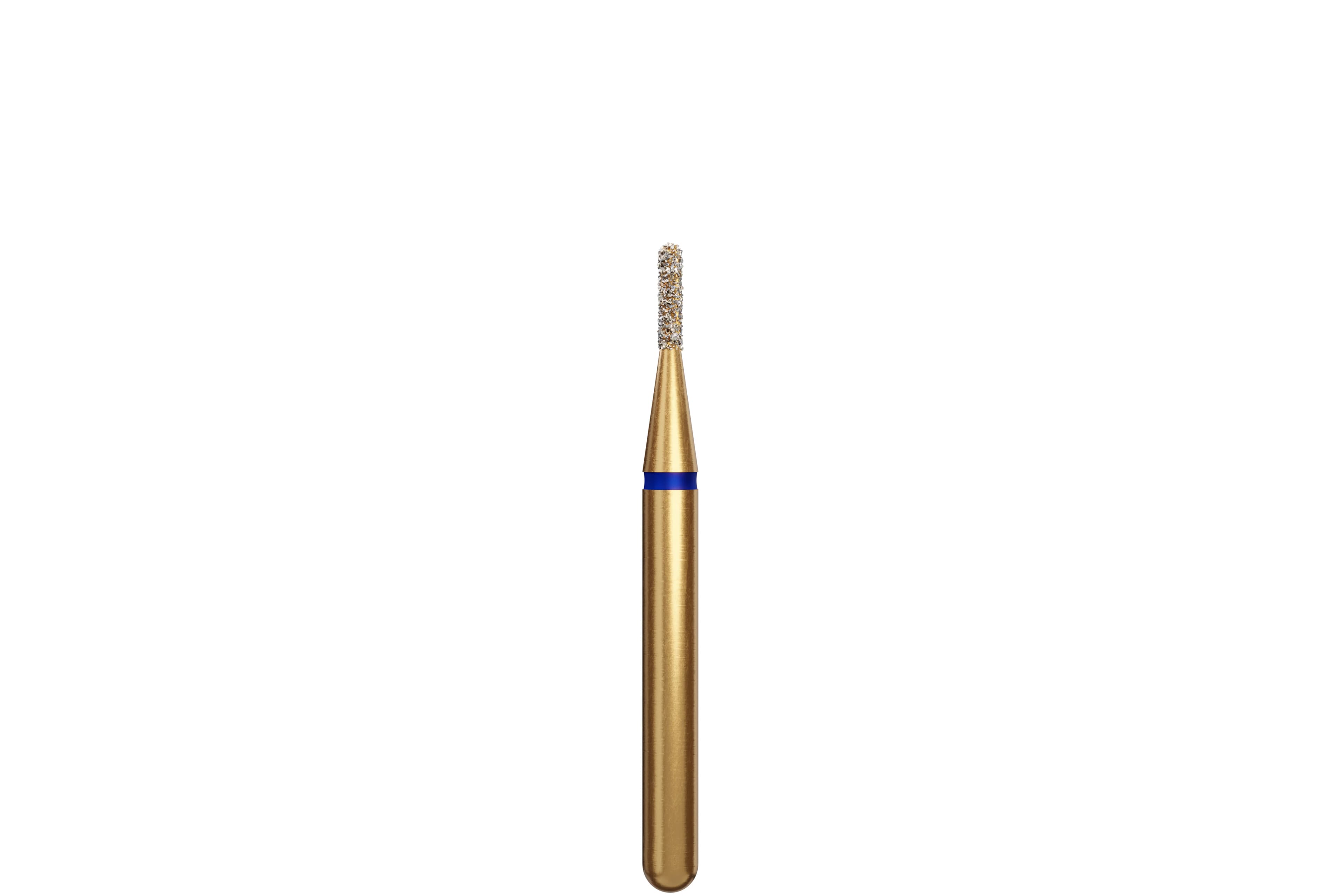 Coltene Alpen Multi-Use Multilayer Diamond Instrument, FG, Medium Grit, Blue Ring, Round End Cylinder, #838, 0.9 mm Head Diameter, 3 mm Head Length, 5/Pkg - Alpen Multi-Use Multilayer Diamond Instruments – FG, Medium, Blue, Round End Cylinder, 5/Pkg - # 838, 0.9 mm Head Diameter, 3 mm Head Length - Image 1