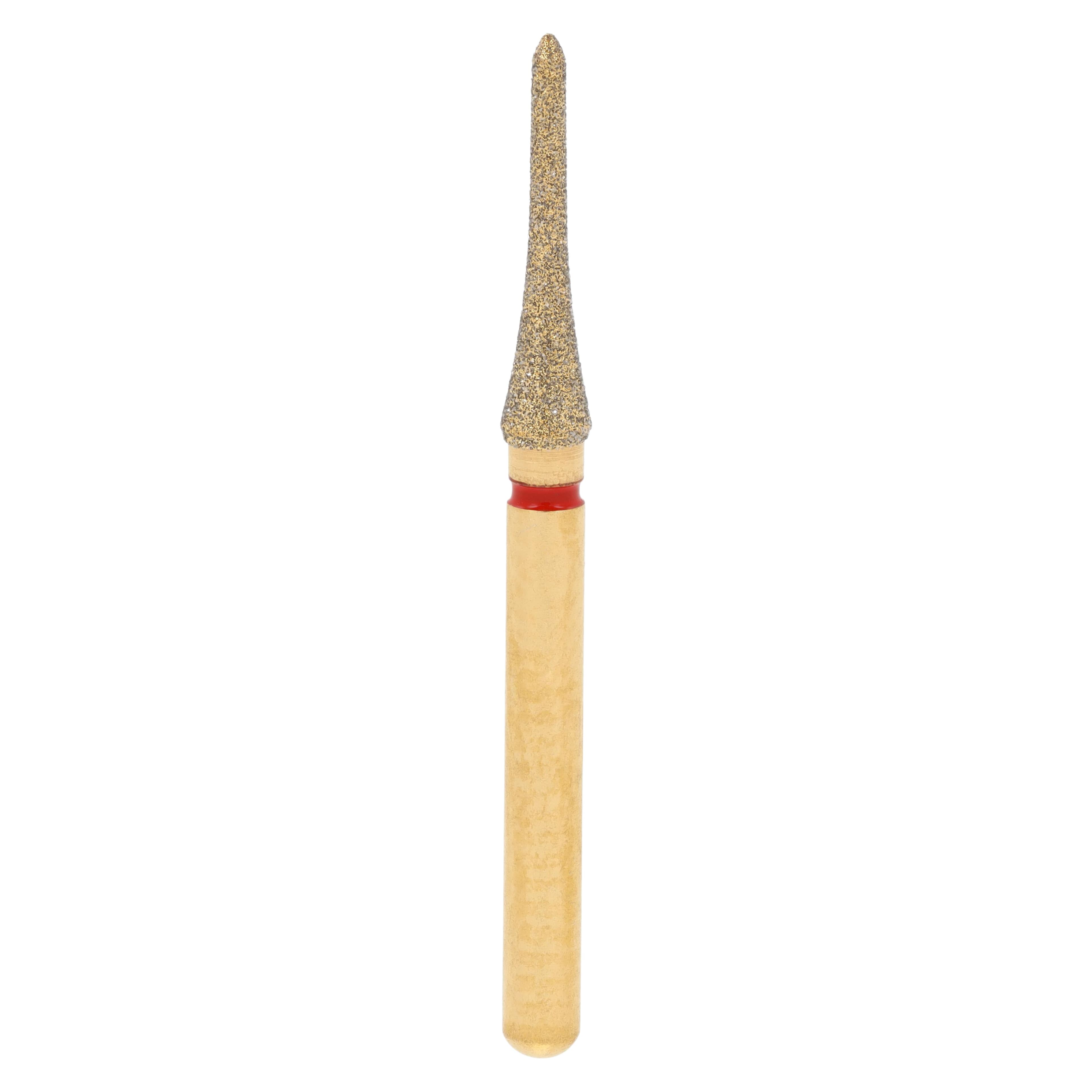 Alpen Multi-Use Diamond Bur, FG, Interproximal, Fine, Red, #392-018, 1.8 mm Head, 5/Pk, R392F018FG - Alpen Diamond Burs, FG, Interproximal, Fine, Red, # 392-031F, 5/Pk, 60031833 - Image 1