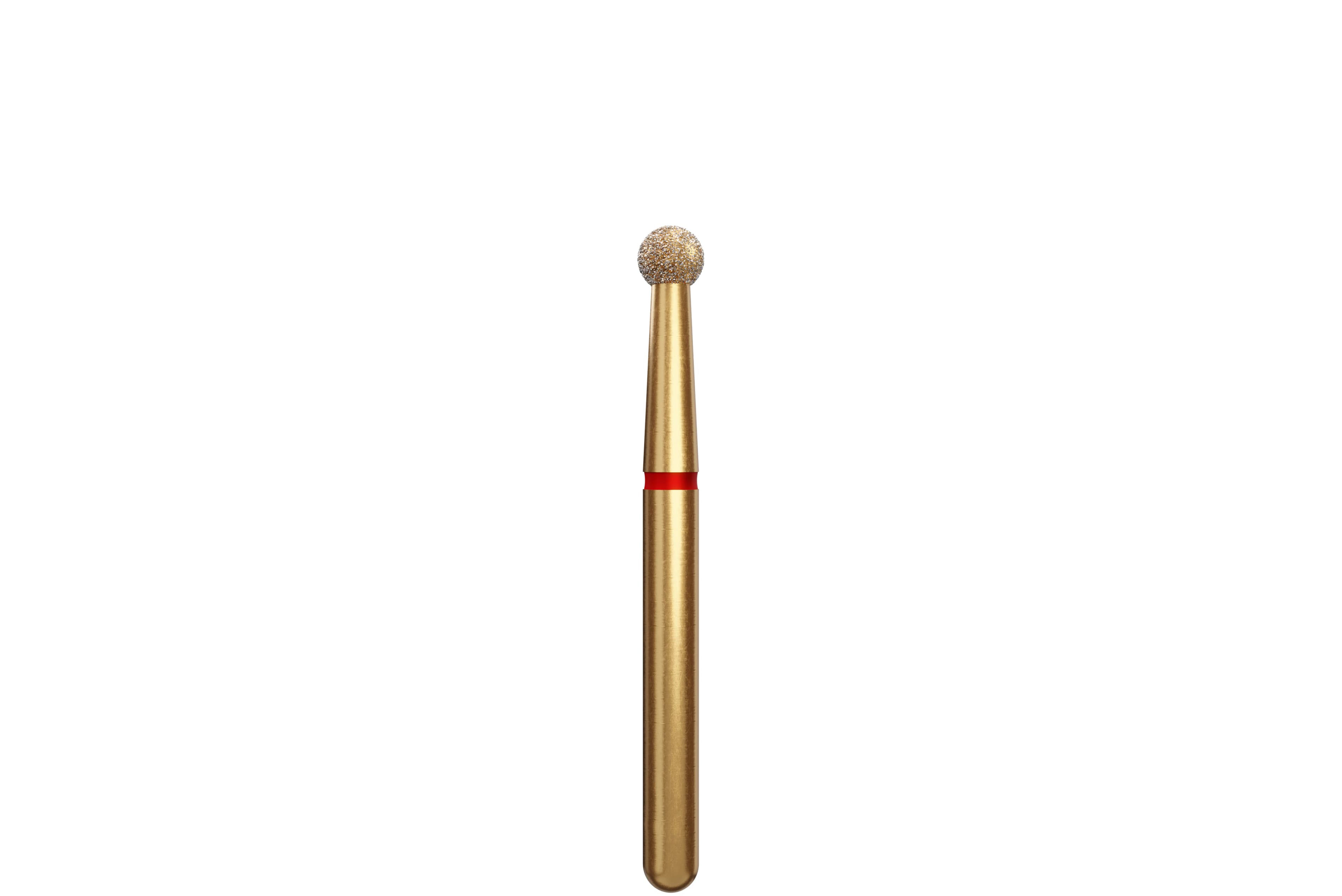 Coltene Alpen Multi-Use Multilayer Diamond Bur, FG, Fine, Round, #801-021, 2 mm Head Diameter, 5/Pkg - Alpen® Diamonds - Fine - #801-021 - Image 1