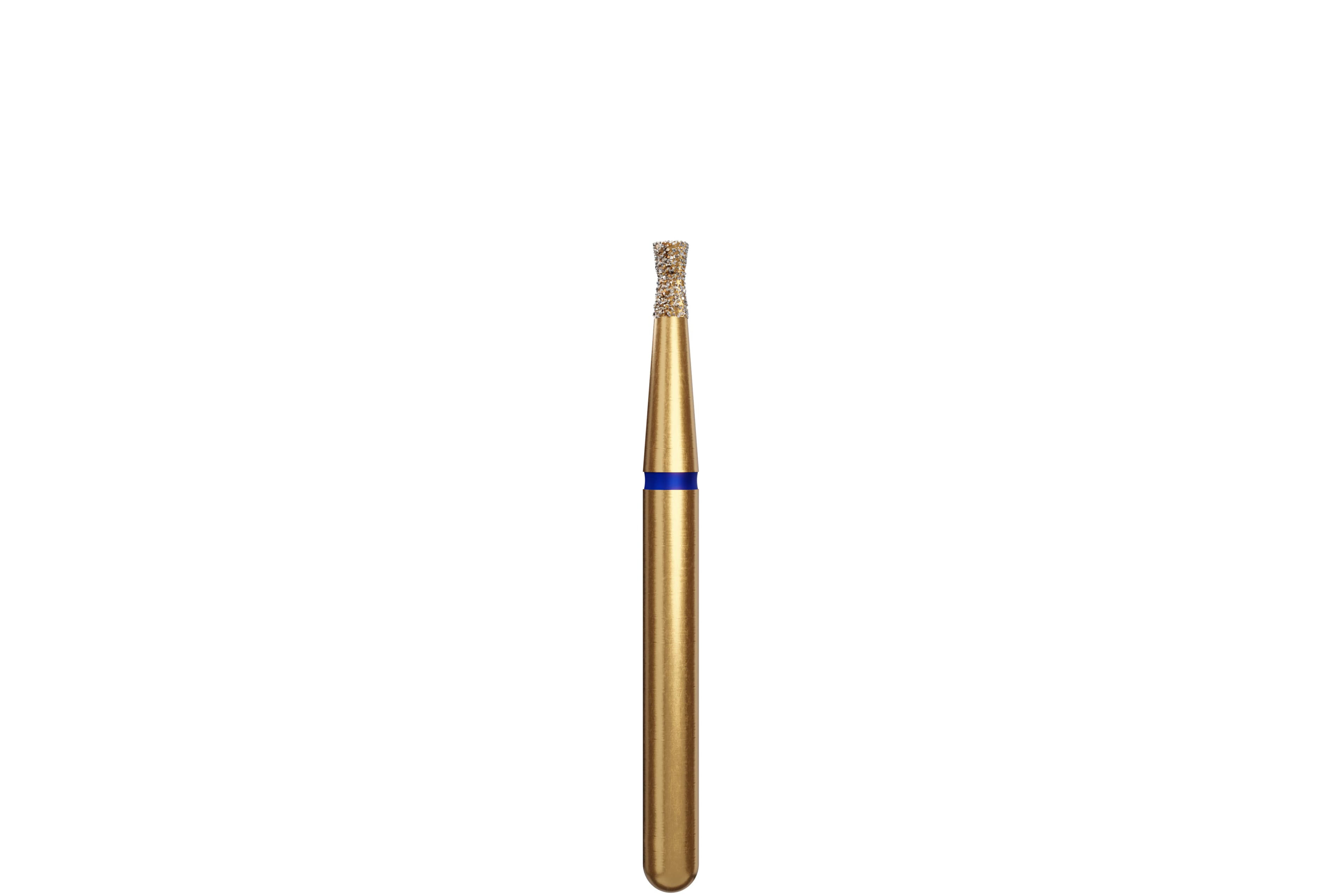 Coltene Alpen Multi-Use Multilayer Diamond Bur, FG, Medium Grit, Inverted Cone with Collar, #806-012, 1.2 mm Head Diameter, 2.2 mm Head Length, 5/Pkg - Alpen® Diamonds - Medium - #806-012 (2.2) - Image 1