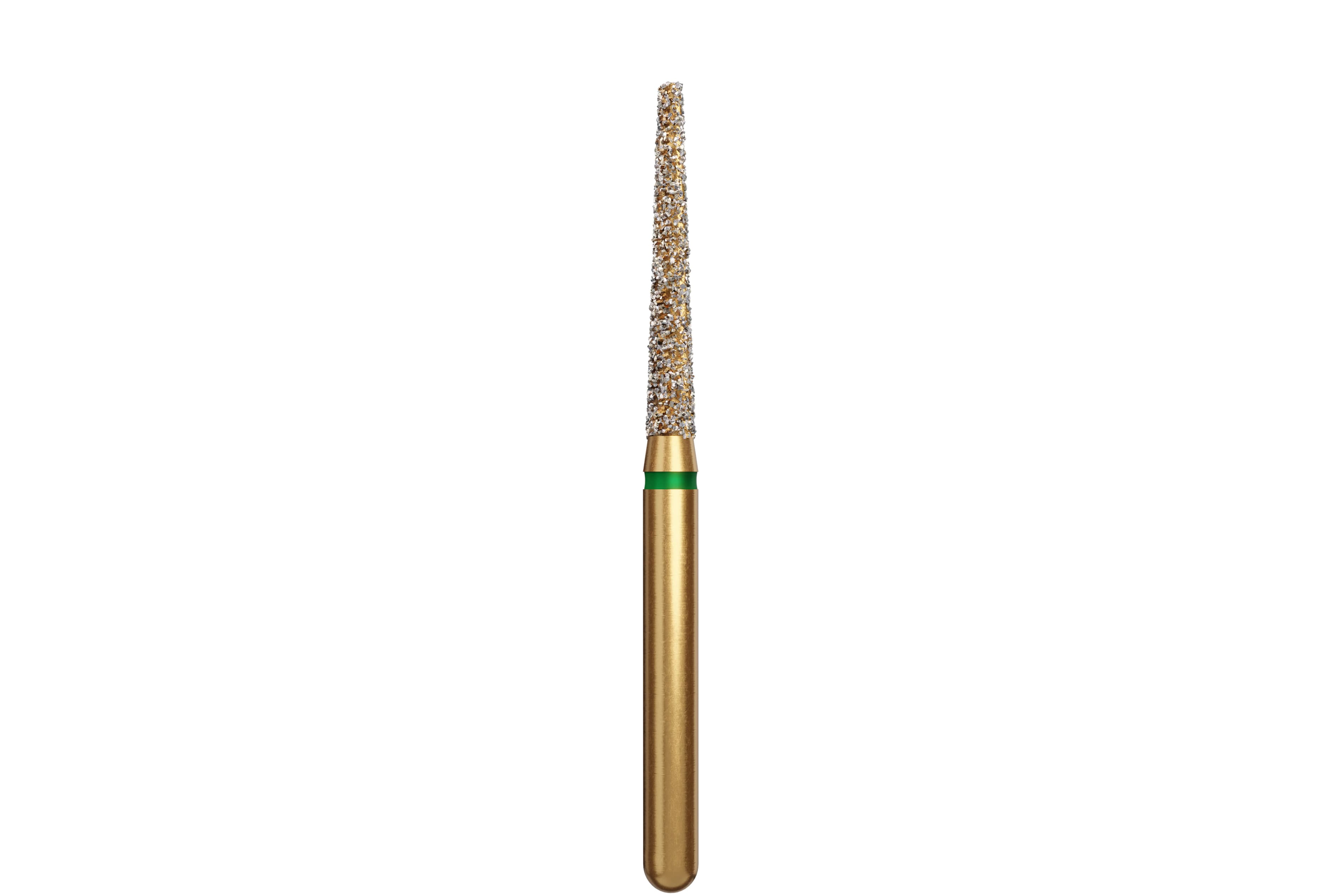Coltene Alpen Multi-Use Multilayer Diamond Bur, FG, Coarse, Flat End Taper, #848-016, 1.6 mm Head Diameter, 10 mm Head Length, 5/Pack - Alpen® Diamonds - Coarse - #848-016 (10.0) - Image 1