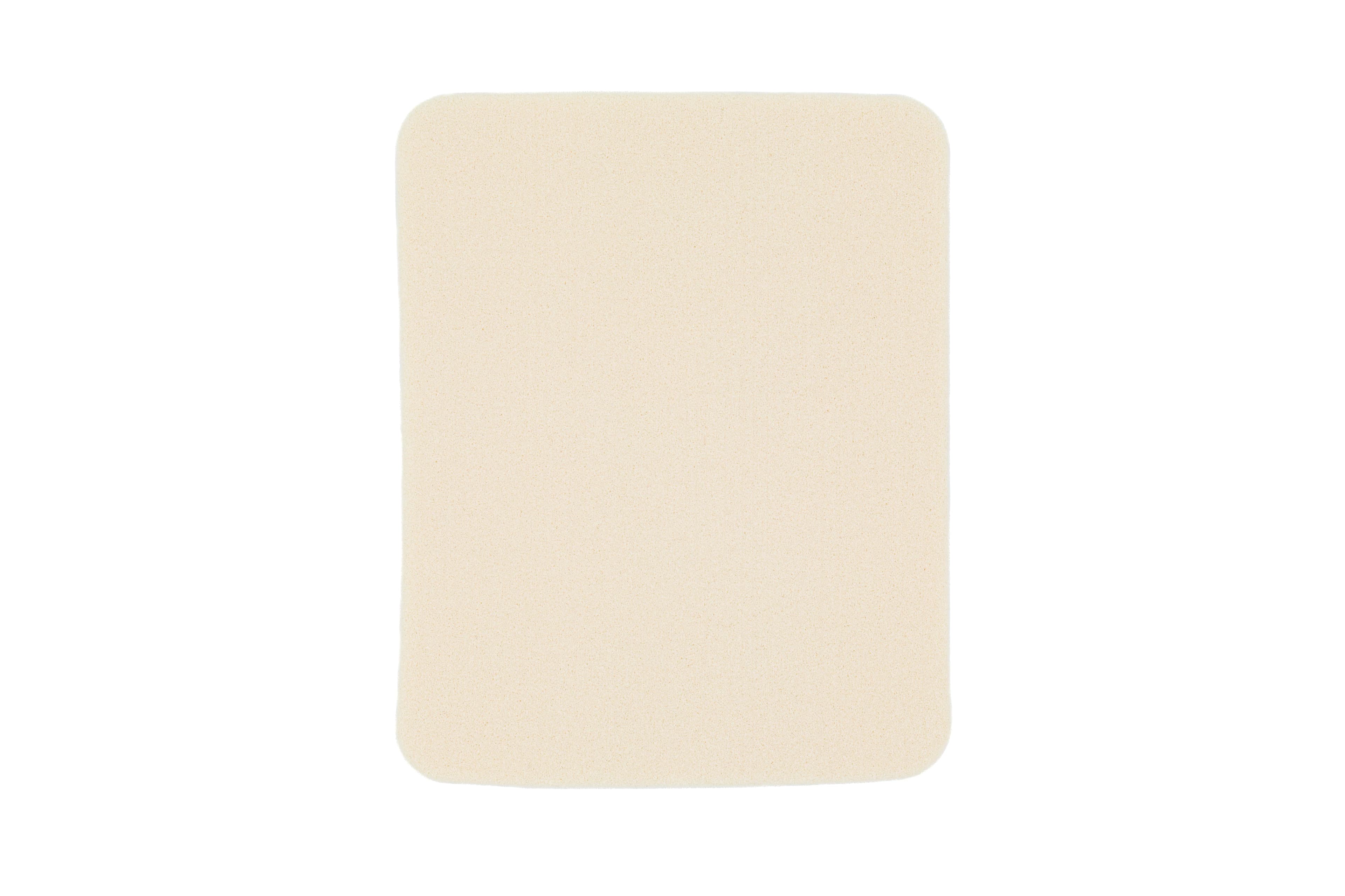 ZeniFOAM Ag Polyurethane Foam Non-Border Dressing, 4x5" Sterile Rectangle, Non-Adhesive, Non-Adherent, Tan - ZeniFOAM AG Dressing NB - Image 1
